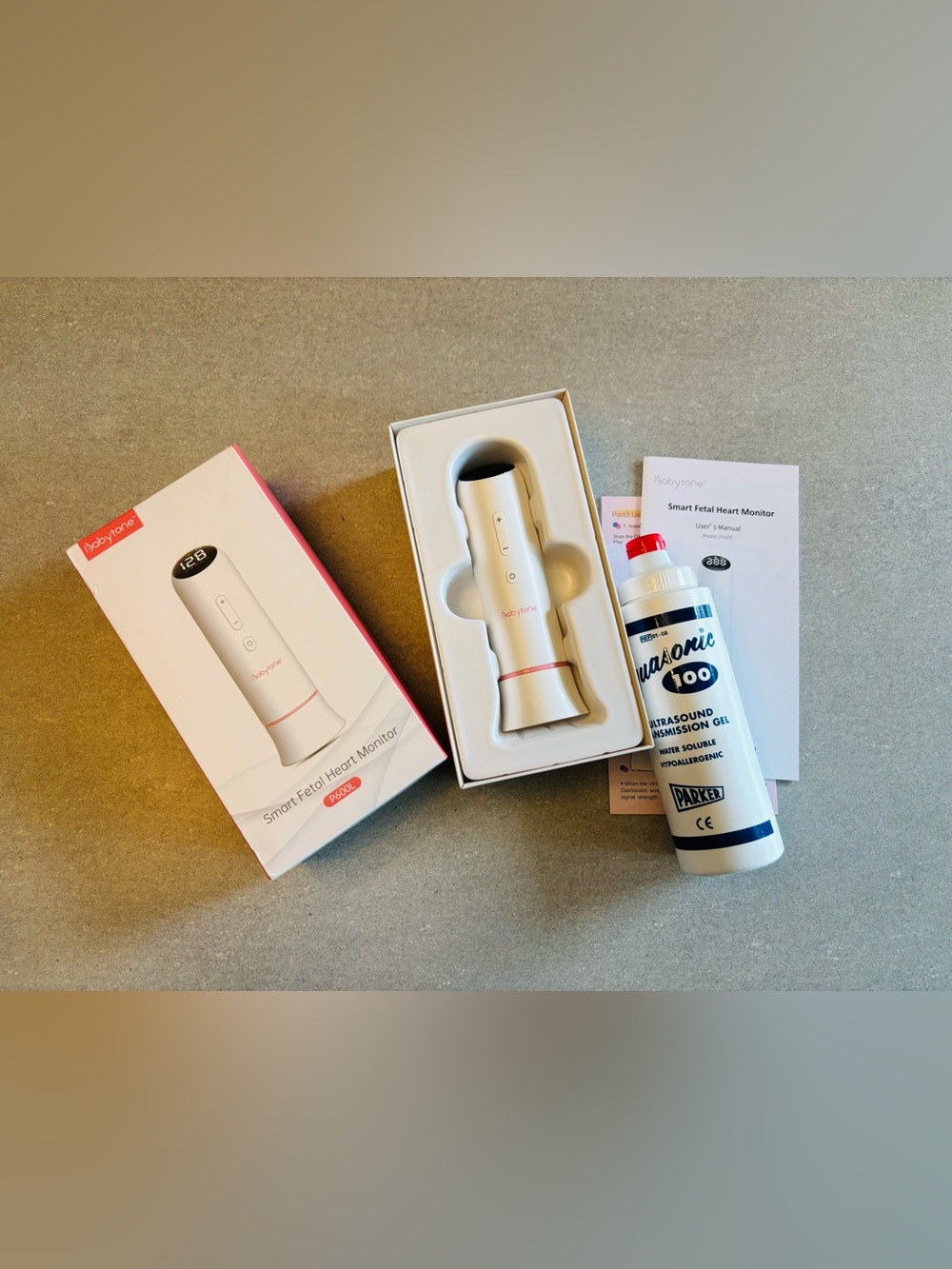 Babytone Smart Fetal Heart Monitor & Gel